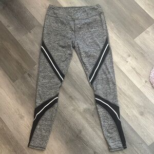 Gray and Black Women's Leggings